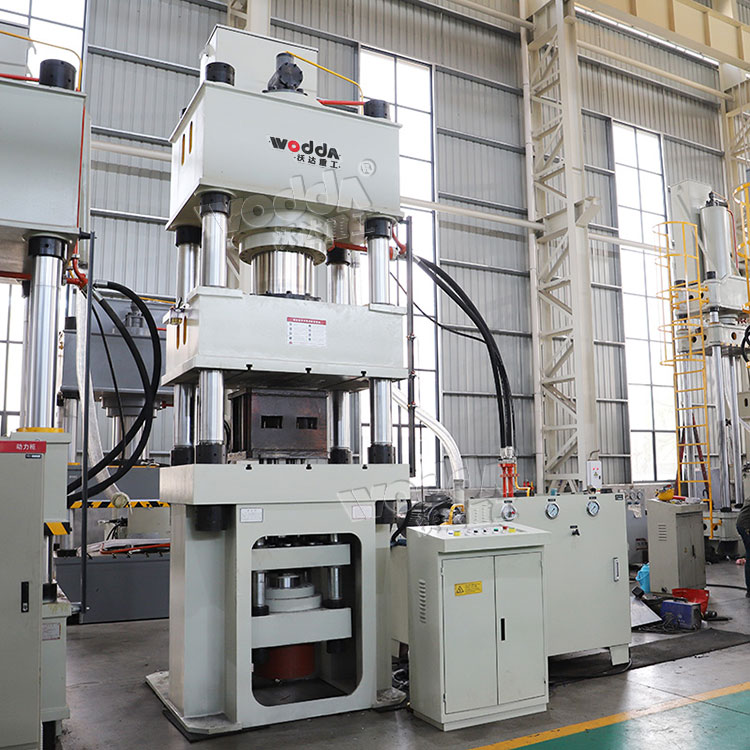 500噸四柱液壓機帶液壓墊 500噸四柱液壓機帶液壓墊