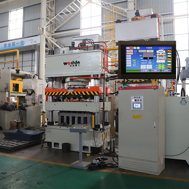 630噸粉末壓塊機(jī)(伺服PLC) 630噸粉末壓塊機(jī)(伺服PLC)