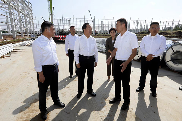 市委書記王廣部一行現(xiàn)場視察指導(dǎo)工作 市委書記王廣部一行現(xiàn)場視察指導(dǎo)工作